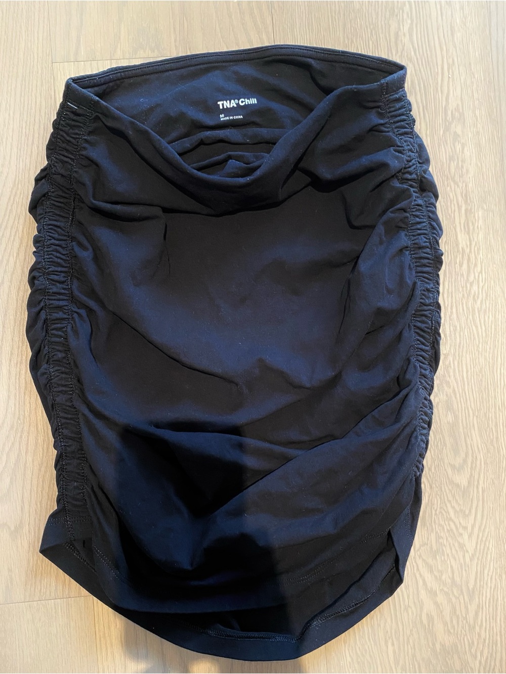 TNA Black Ruched Women's Skirt